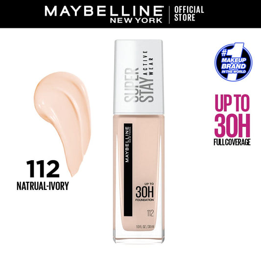 MAYBELLINE NEW YORK SUPERSTAY ACTIVE WEAR LIQUID FOUNDATION 30 ML ( 112 )