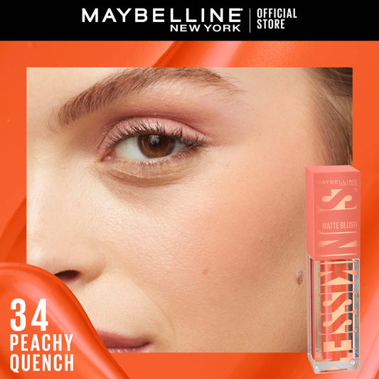 Maybelline New York- Sunkisser Matte Blush - 34 Peachy Quench