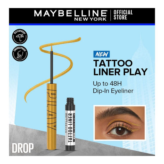 Maybelline New York - Tattoo Liner Play DROP Metallic Gold