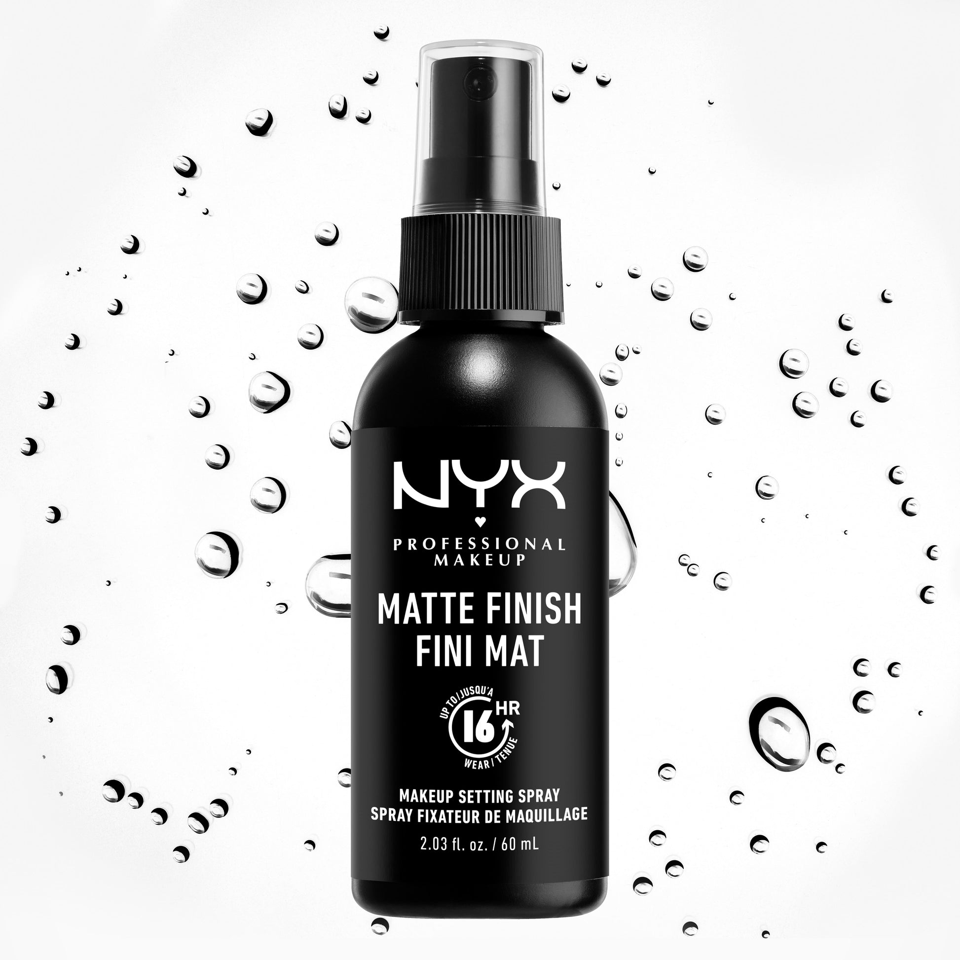 Nyx Matte Finish Fini Mat Setting Spray Black