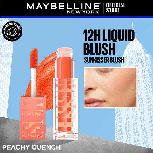 Maybelline New York- Sunkisser Matte Blush - 34 Peachy Quench
