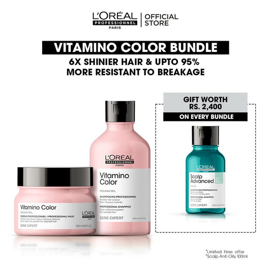 Buy Vitamino Color Bundle & Get FREE Scalp Advance Anti Oily Shampoo 100ml