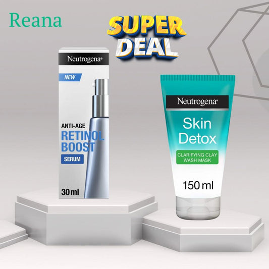 NG Retinol boost SERUM‚ 30ML with Neutrogena share neutrogena skin detox clarifying clay wash mask