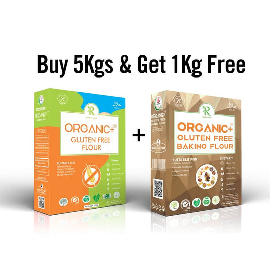 Buy 5Kgs All Purpose Gluten free flours and get 1Kg Baking Flour free
