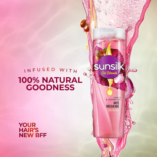 SUNSILK ONION AND JOJOBA OIL SHAMPOO 380ML