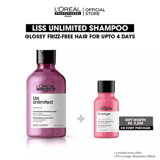 Buy Liss Unlimited Shampoo & Get Free Prolonger Shampoo 100ml