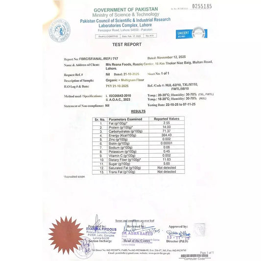 Organic+ Multigrain Flour 5Kg