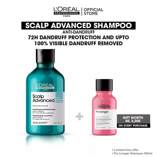 Buy Scalp Advanced Shampoo Anti-dandruff & Get Free Prolonger Shampoo 100ml