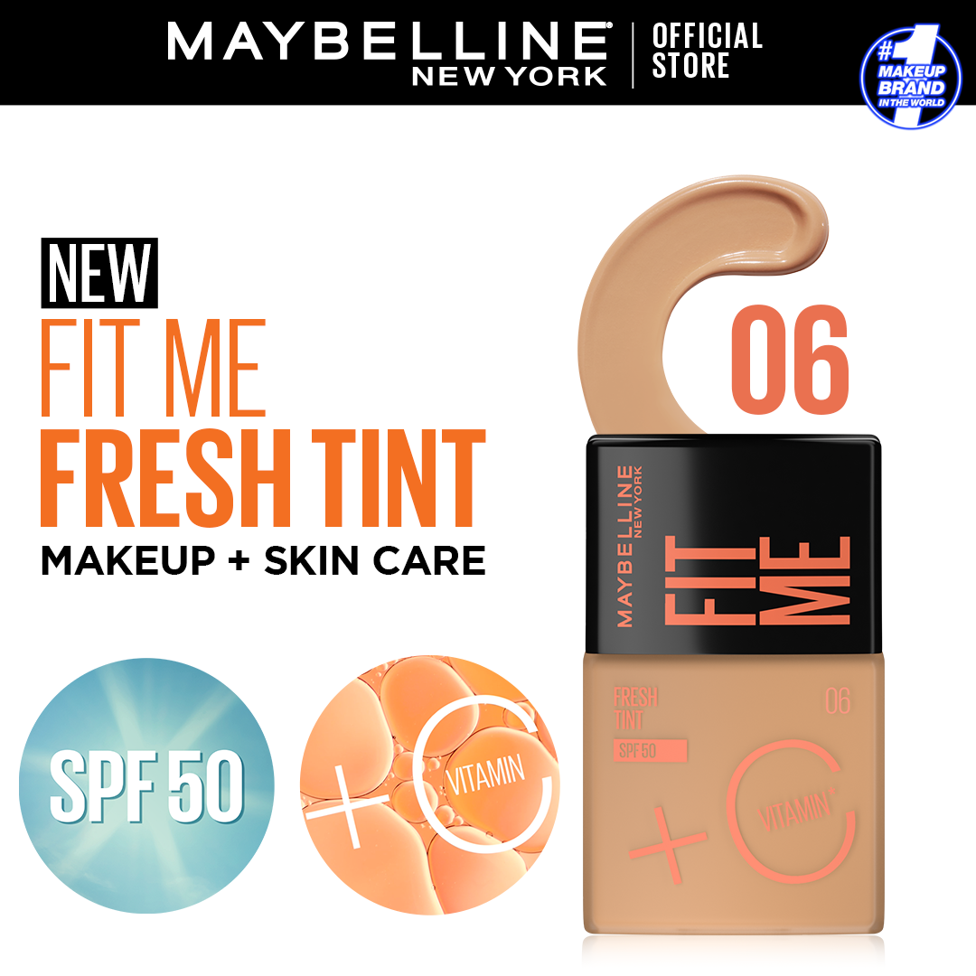 Maybelline Fit me Fresh Tint Vit C + SPF 50 - 30ml
