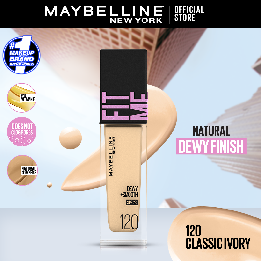 Maybelline Ny New Fit Me Dewy + Smooth Liquid Foundation Spf 23 - 110 –