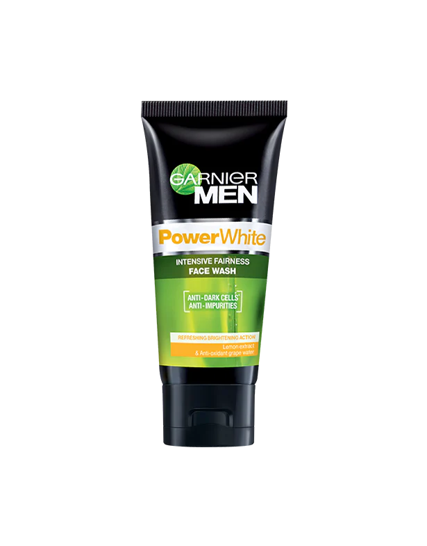 Garnier Men - Power White Face Wash 50 ml - For Brighter Skin