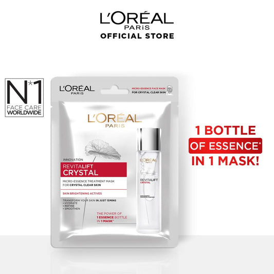 Loreal paris revitalift crystal micro-essence sheet mask