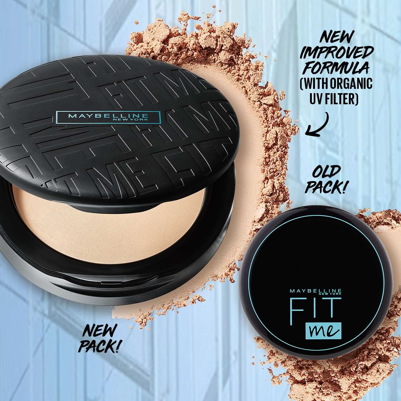 Buy Maybelline New York Fit Me Matte & Poreless Compact Powder – Reanapk