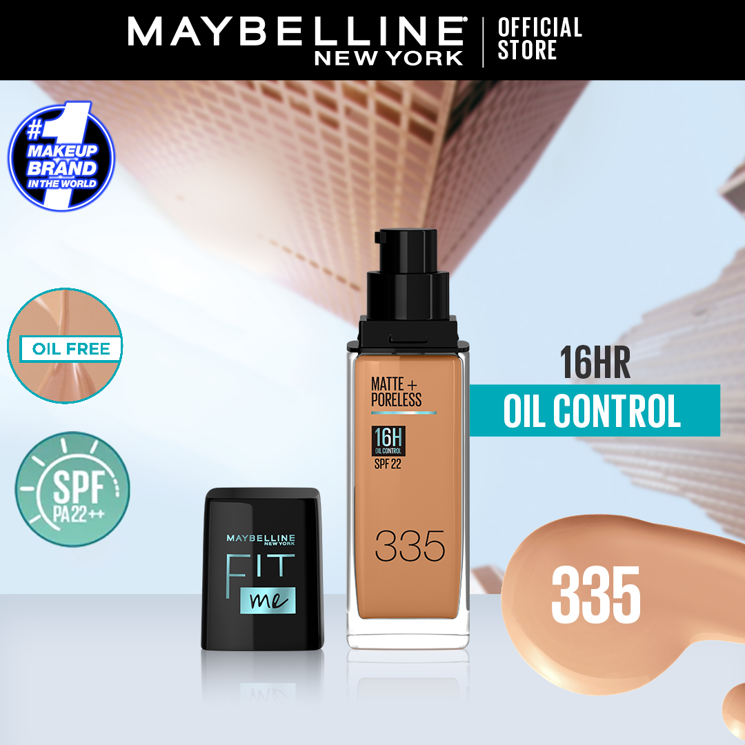 Maybelline new york fit me matte & poreless liquid foundation 30 ml
