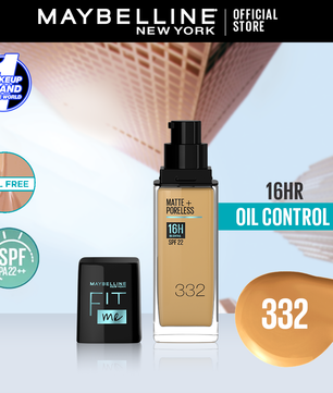Maybelline new york fit me matte & poreless liquid foundation 30 ml