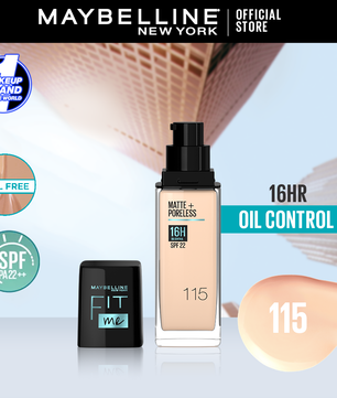 Maybelline new york fit me matte & poreless liquid foundation 30 ml