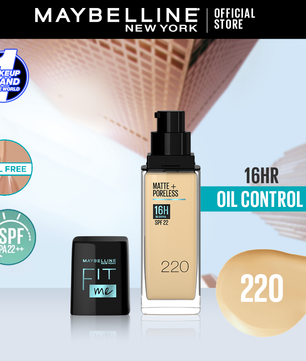 Maybelline new york fit me matte & poreless liquid foundation 30 ml