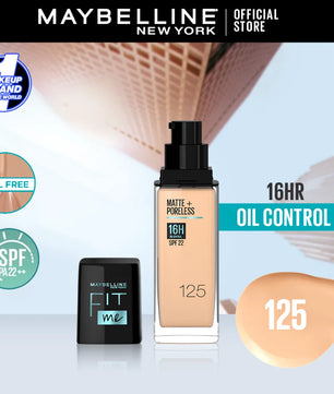 Maybelline new york fit me matte & poreless liquid foundation 30 ml