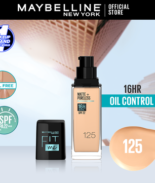 Maybelline new york fit me matte & poreless liquid foundation 30 ml