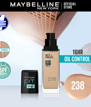 Maybelline new york fit me matte & poreless liquid foundation 30 ml