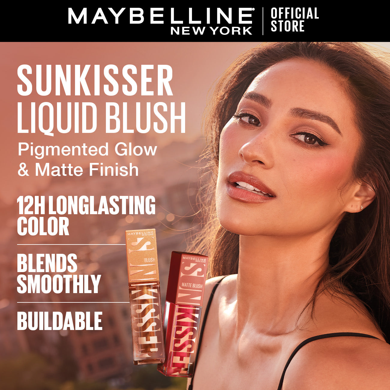 Maybelline New York- Sunkisser Matte Blush - 33 Berry Brunch