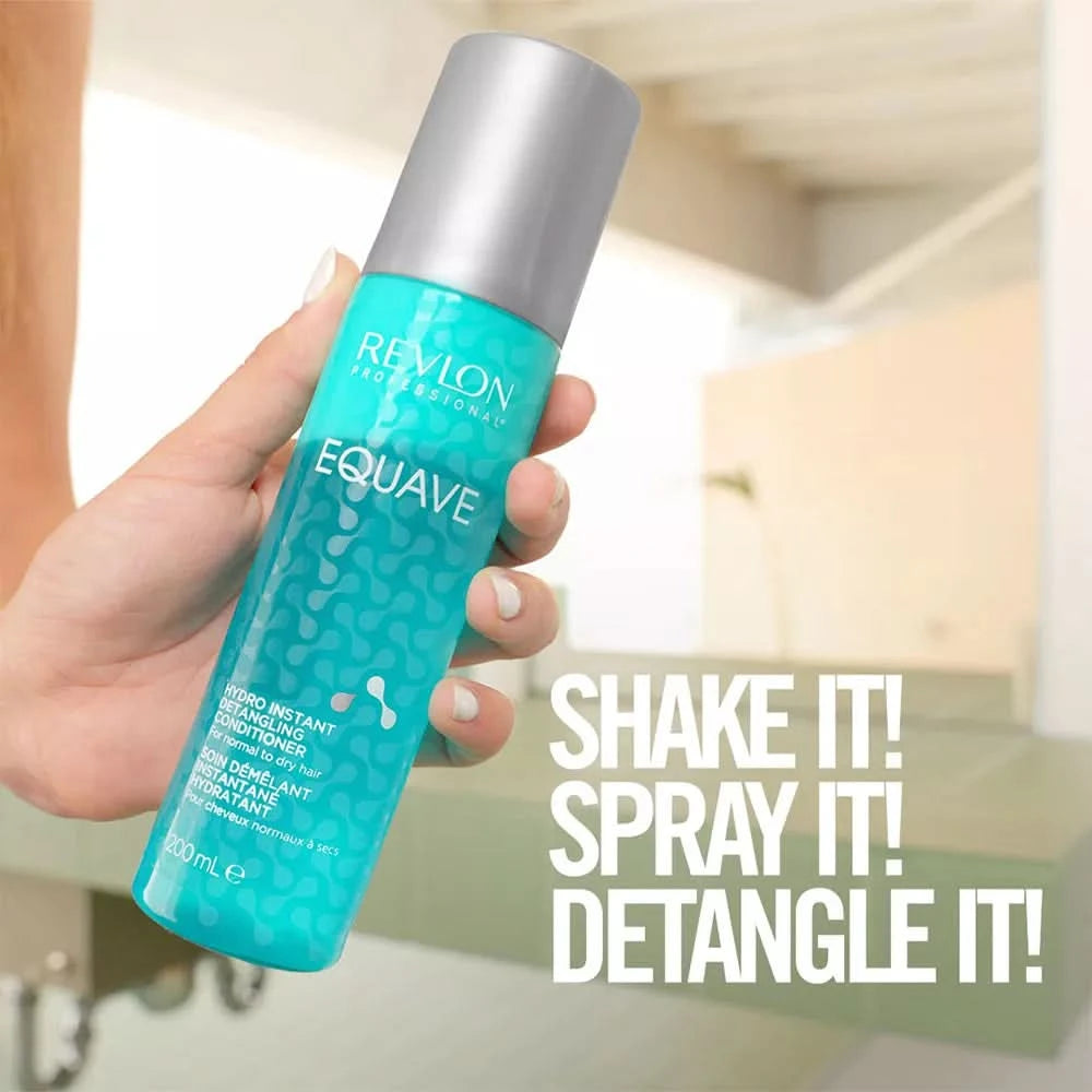 EQUAVE Hydro Care Set: Deep Cleansing Detox Micellar Shampoo 100ml and Instant Detangling Conditioner 200ml