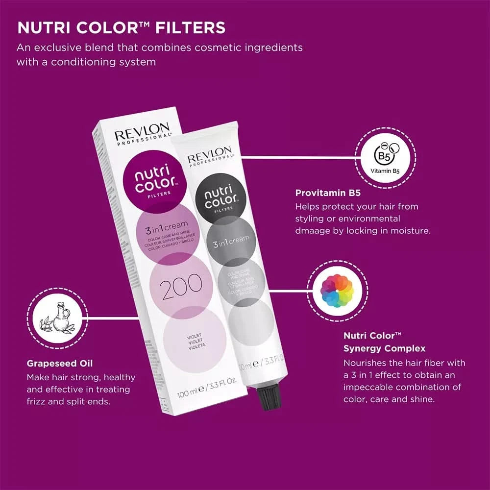 Nutri Color Filters 3-in-1  Hair Color - Violet 200 - 100ml