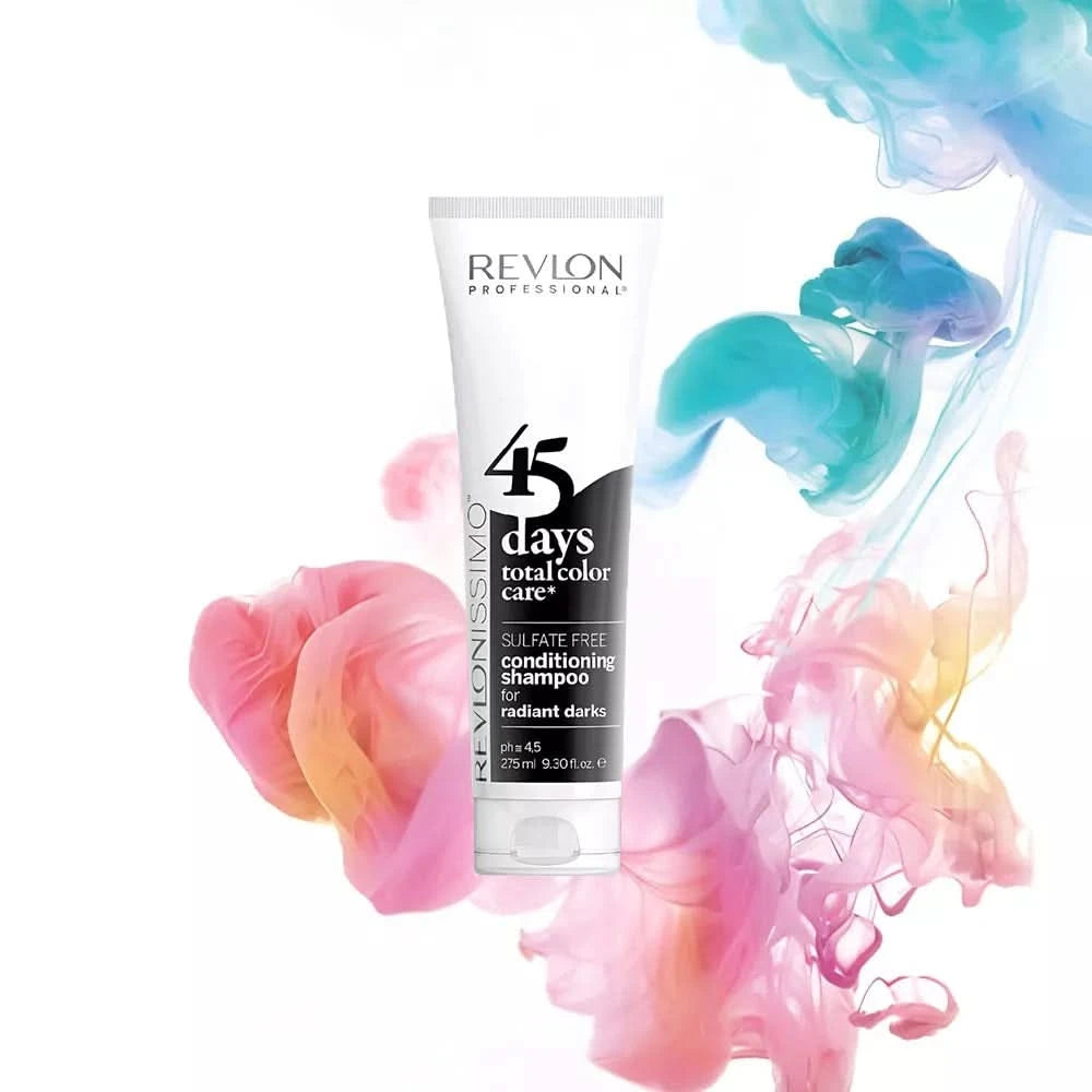 Revlonissimo 45 Days Total Color Care Conditioning Shampoo - Radiant Darks  275ml