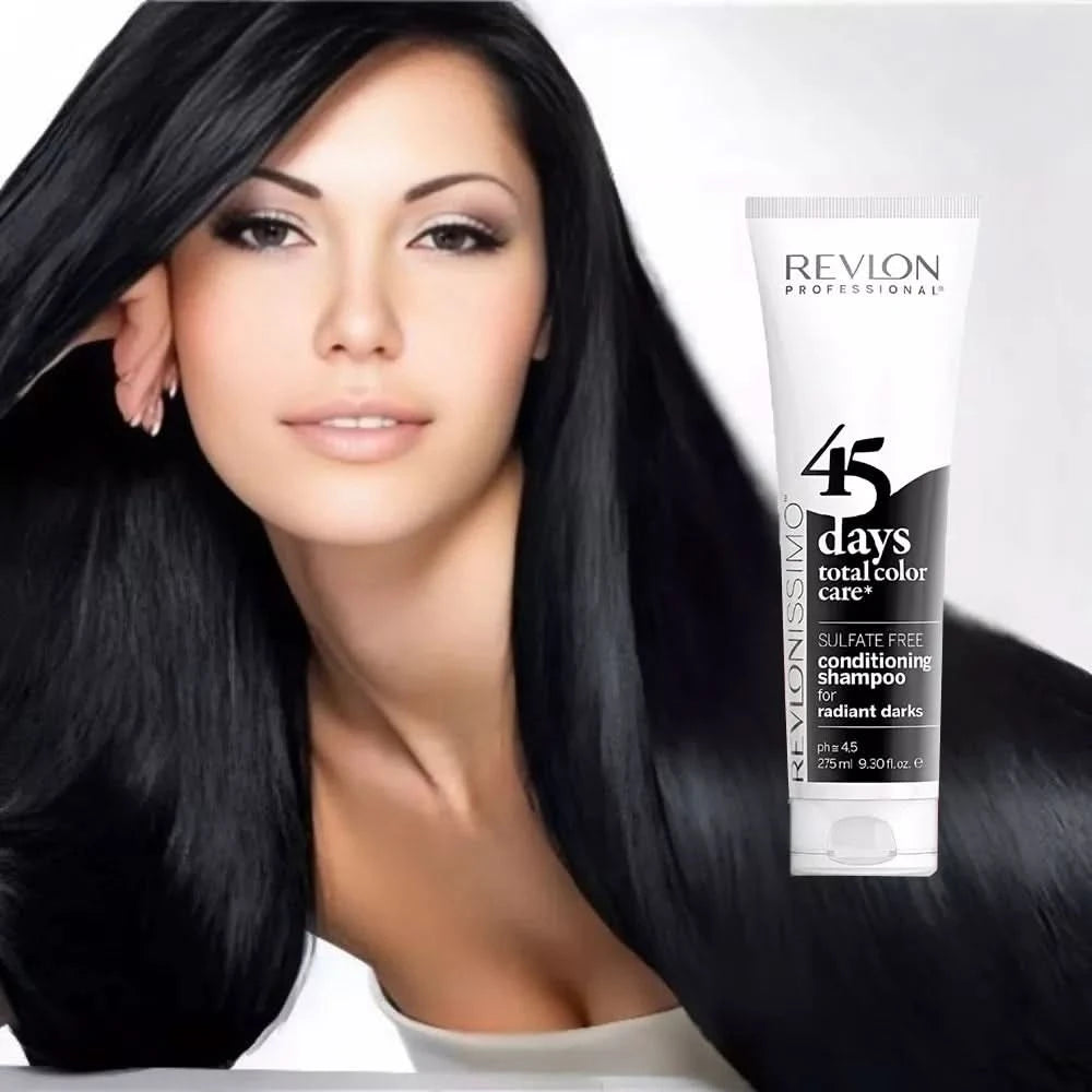 Revlonissimo 45 Days Total Color Care Conditioning Shampoo - Radiant Darks  275ml