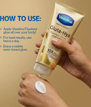 VASELINE GLUTA FLAWLESS BRIGHT GOLD 70ML