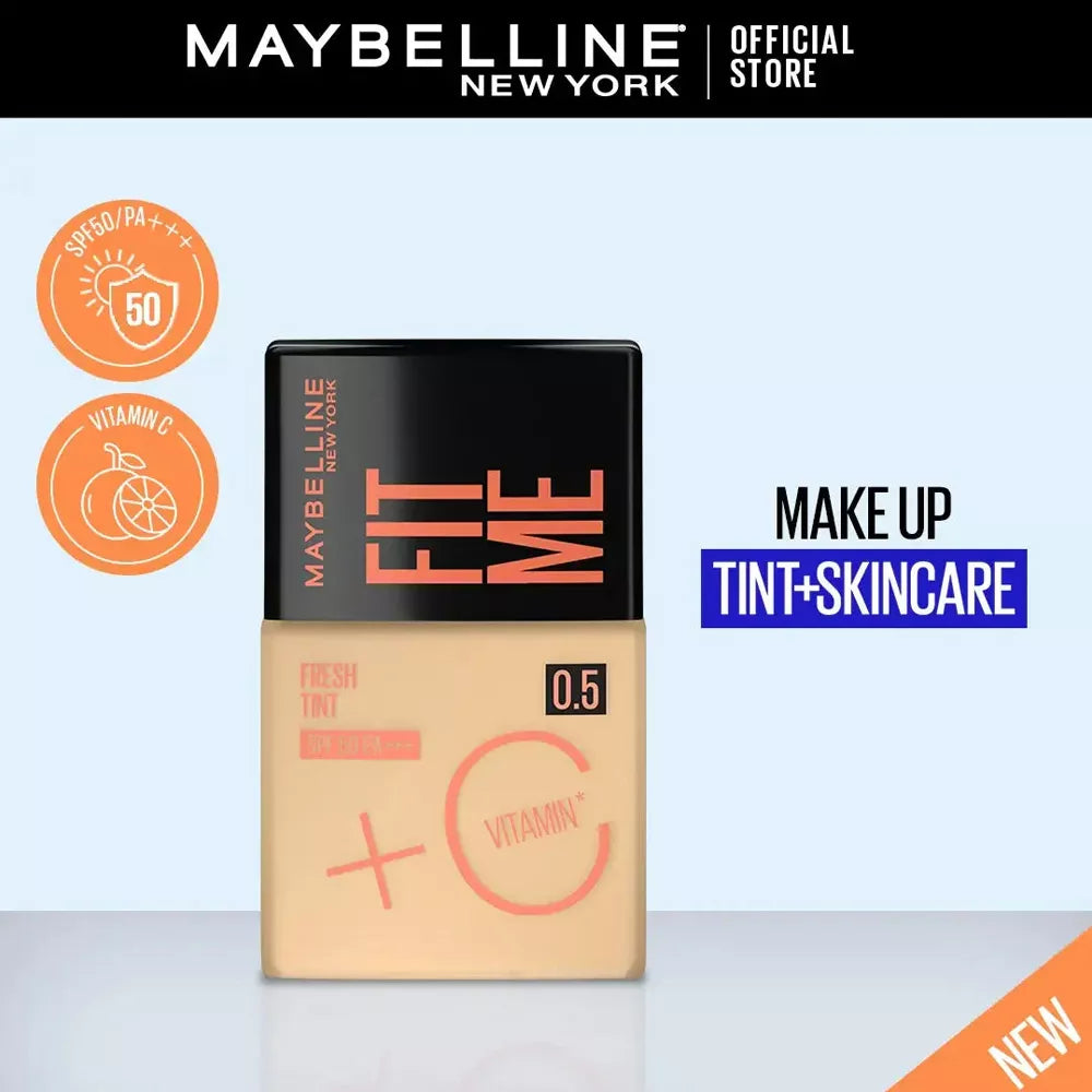 Maybelline Fit me Fresh Tint Vit C + SPF 50 - 30ml