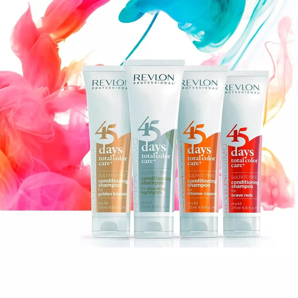 Revlonissimo 45 Days Total Color Care Conditioning Shampoo - Radiant Darks  275ml