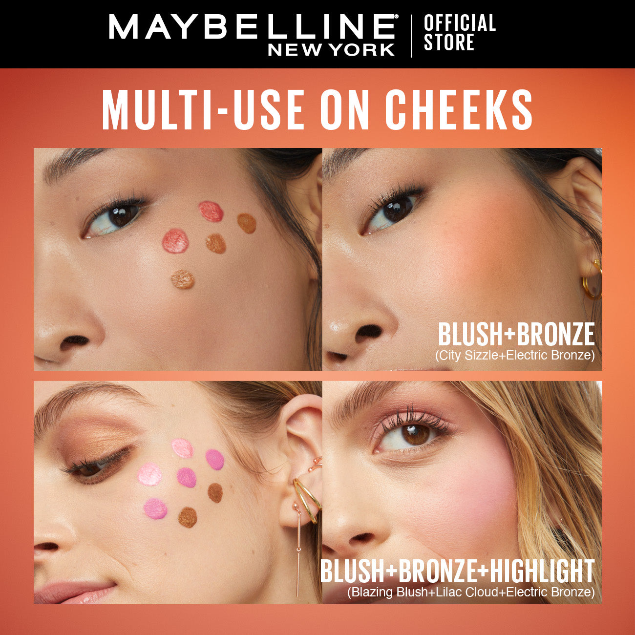 Maybelline New York- Sunkisser Matte Blush - 33 Berry Brunch