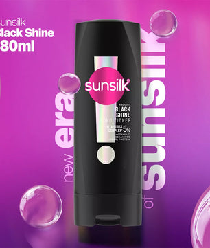 SUNSILK BLACK SHINE CONDITIONER 180ML