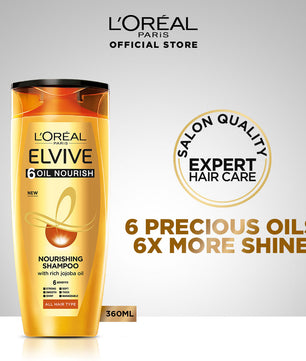 Loreal paris elvive 6 oil nourish shampoo 360ml