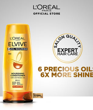 L'oreal paris 6 oil nourish conditioner 175 ml - for dull & dry hair