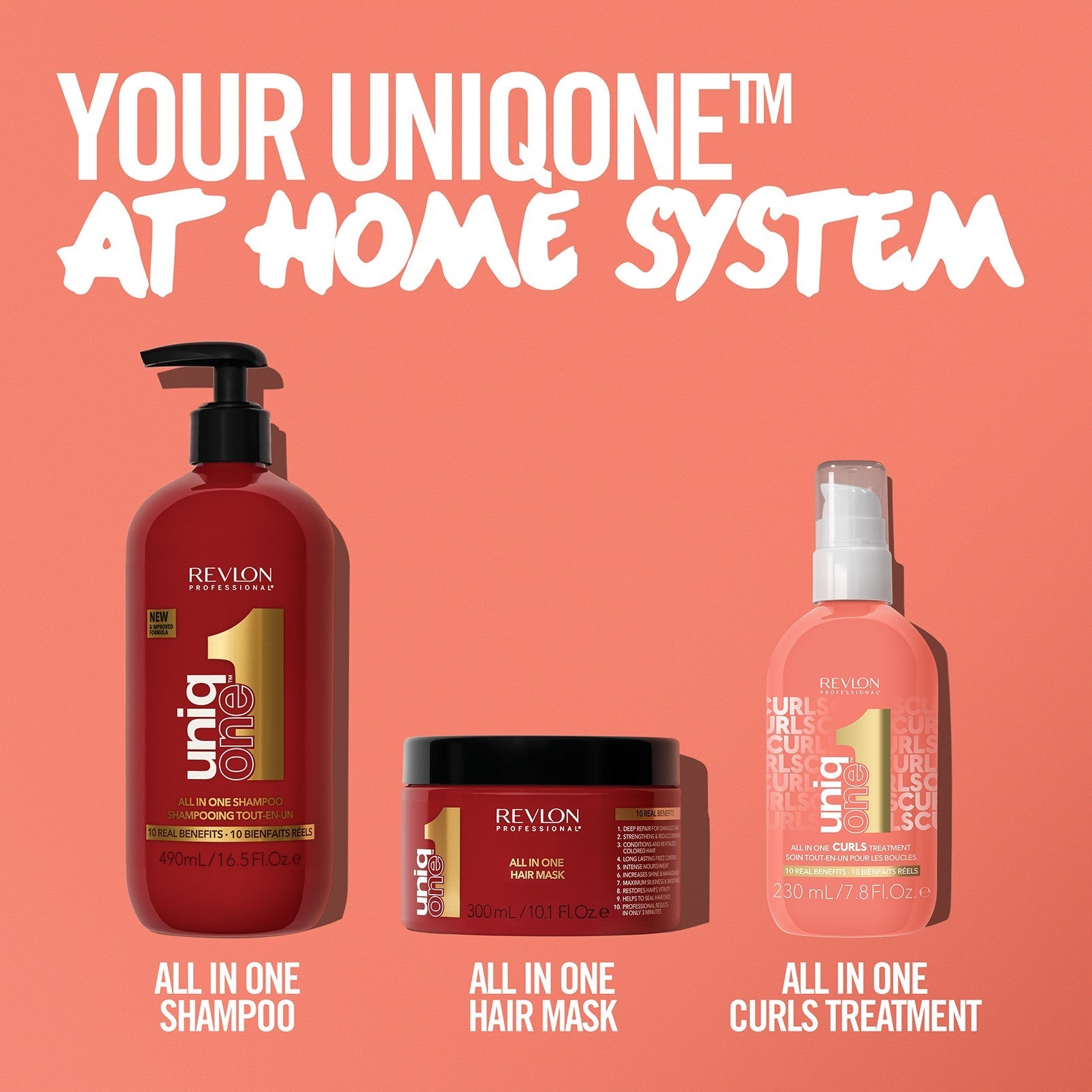 UniqONE™ All-in-One Leave-In Hair Treatment for Curls 230ml