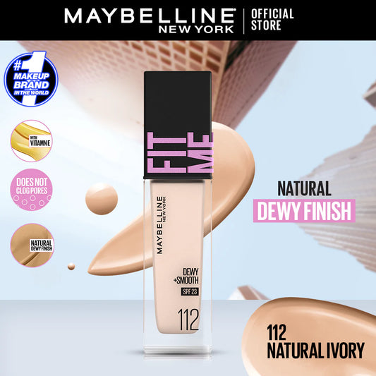 Maybelline New York Fit Me Dewy & Smooth Foundation 112