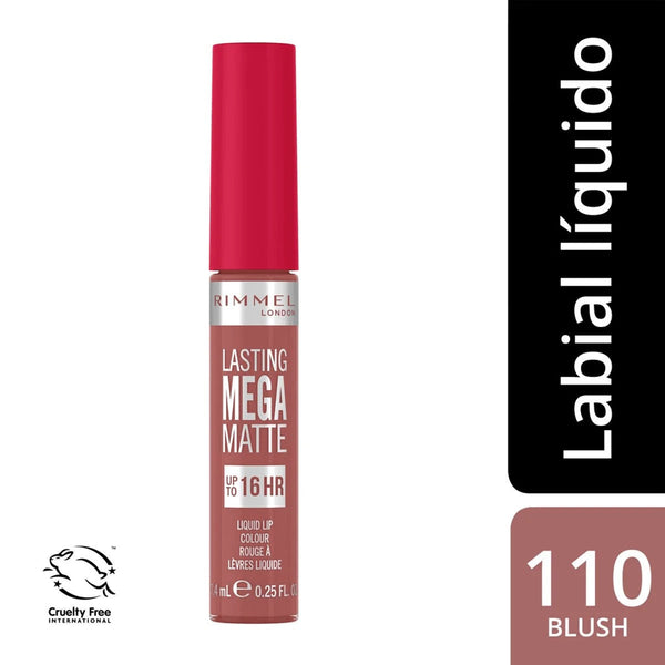 RML - Lasting Mega Matte liquid lip color 110-Blush