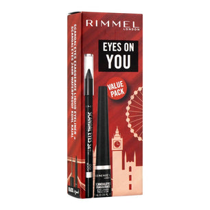 Rimmel London Promo Scandle Eyes Exag Liq Eyeliner + 24HR WP Khol Kaja