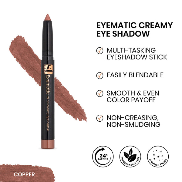 ST London - Eyematic Creamy Eye Shadow - Copper