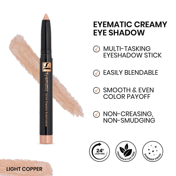 ST London - Eyematic Creamy Eye Shadow - Light Copper