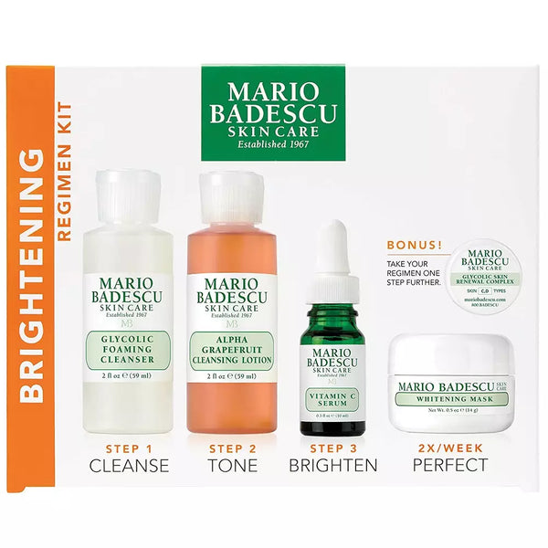 Mario Badescu The Brightening Regimen Kit New