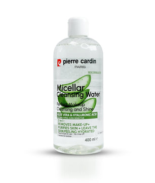 Cleansing Micellar Water 400ml - With Aloe Vera & Hyaluronic Acid - Pierre Cardin Pakistan 