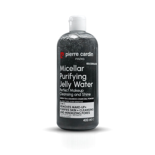 Cleansing Micellar Water 400ml - With Green Tea & Bamboo Charcoal Powder - Pierre Cardin Pakistan 