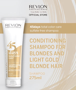 Revlonissimo™ 45 Days Total Color Care Conditioning Shampoo - Golden Blondes  275ml
