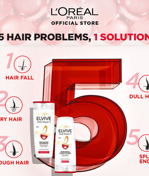 L'oreal paris elvive total repair 5 shampoo 175 ml - for damaged hair