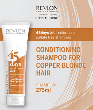 Revlonissimo™ 45 Days Total Color Care Conditioning Shampoo - Intense Coppers  275ml
