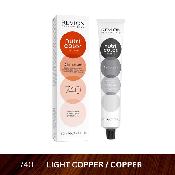 Nutri Color™ Filters 3-In-1 Hair Color - Light Copper 740 - 50ml