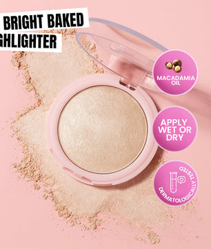 So Bright Baked Highlighter - 01 Snowy Glowy Light